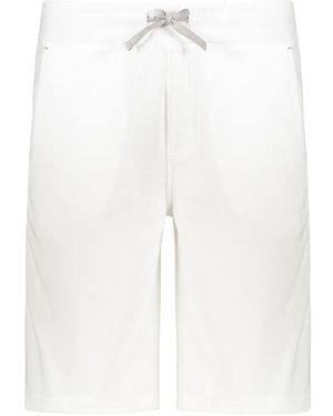 Paul & Shark Elasticated-Waistband Shorts - White