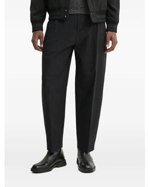 HUGO Pleated Pocketed Pants - Black