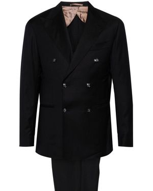 Barba Napoli Virgin-Wool Suit - Black