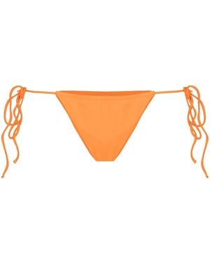 JADE Swim Lana Bikinislip Met Striksluiting - Oranje