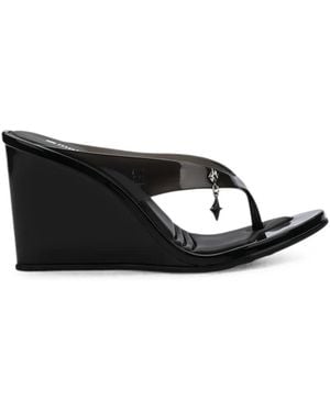 Melissa Nabeela Wedge-Sandalen - Schwarz