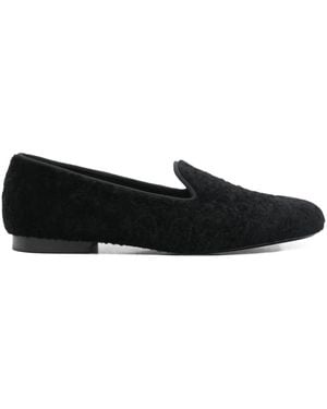 TOTEME Loafer Mit Shearling-Futter - Schwarz