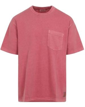 Carhartt S/S Torion Pocket Organic Cotton T-Shirt - Pink