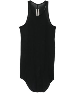 Rick Owens Curved Hem Top - Black