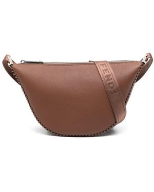 Fendi Kleine Melon Messengertas - Bruin