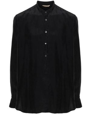Barena Camicia Di Seta - Nero