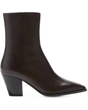 Aeyde Pointed-Toe Ankle Boots - Black