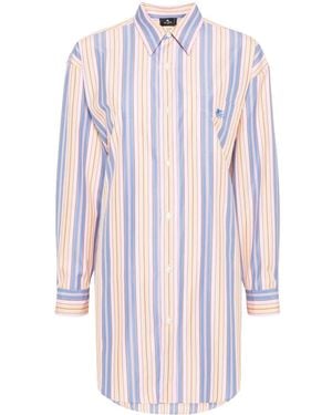 Etro Ge01 ストライプ シャツ - ホワイト