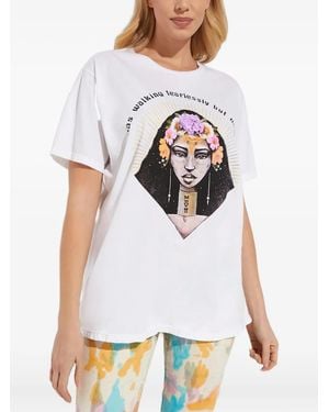 One Teaspoon Round-Neck T-Shirt - White