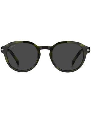 BOSS Gafas de sol con montura redonda - Negro
