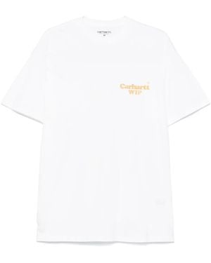 Carhartt Harrt T-Shirt Met Ketting - Wit