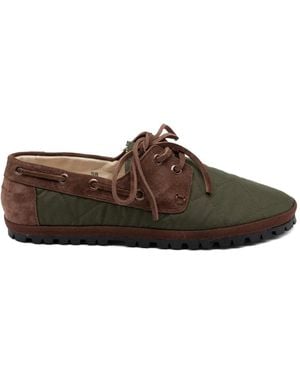 Gondolina Laguna Quilted Boat Shoes - Brown