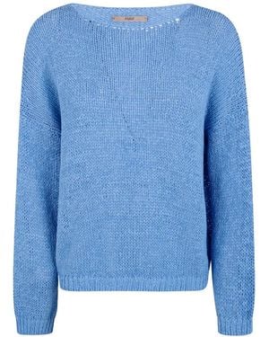 Nuur Pullover Mit Lochstrickmuster - Blau