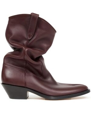Maison Margiela Tabi 55mm ウエスタンブーツ - パープル