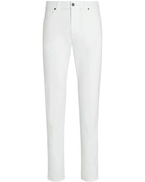ZEGNA Roccia Slim-Fit Jeans - White
