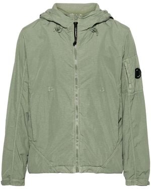 C.P. Company Flatt カーゴポケット フーデッドジャケット - グリーン