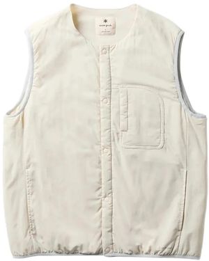 Snow Peak Chest-Pocket Gilet - White