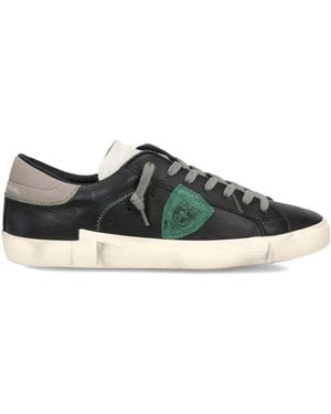 Baskets Philippe Model Pour Homme - Taille 40 EU - Blanche En Cuir - Neuve Avec Boîte