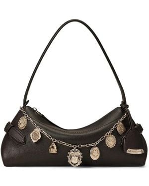 Ralph Lauren Borsa A Spalla Ralph Piccola Con Ciondolo - Nero