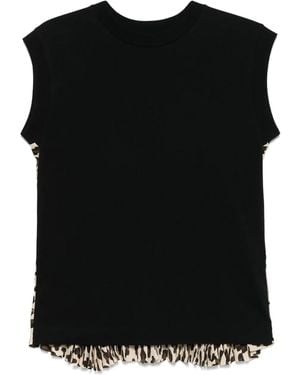 Sacai T-Shirts And Polos - Black