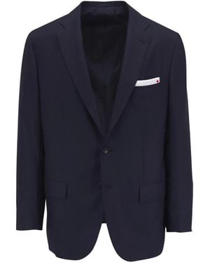 Kiton Cashmere Blazer - Blue