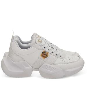 Versace Jeans Couture Lace-Up Trainers - White
