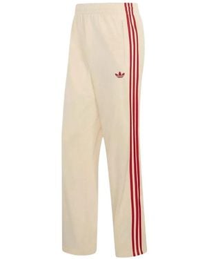 adidas Firebird Side-Stripe Track Trousers - White