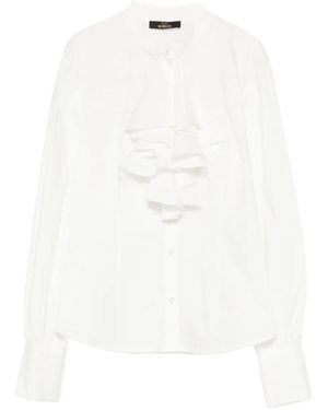 Twinset Blusa Con Ruches - Bianco