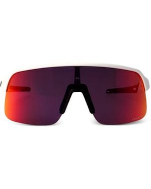 Oakley Sutro Lite Shield-Frame Sunglasses - Red