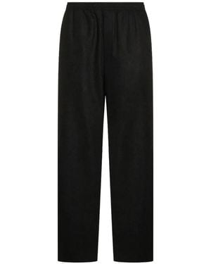 Jil Sander Elasticated-Waist Wool Trousers - Black
