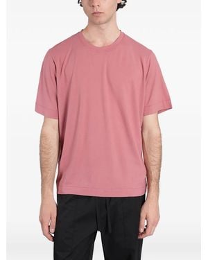 Alpha Studio T-Shirt Mit Rundhalsausschnitt - Pink