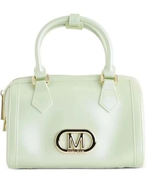 Marc Ellis L Estrella Logo-Plaque Tote Bag - White