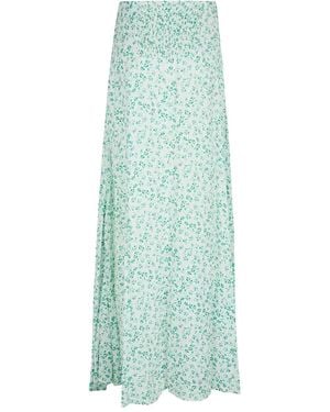 Mar De Margaritas Floral-print Skirt - グリーン
