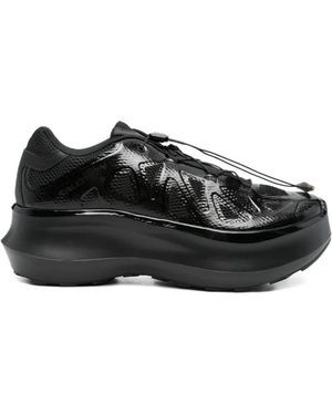 Salomon Comme Des Garçons Xt-Whisper Void Platform Trainers - Black