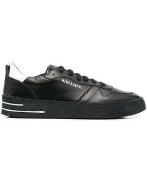 HIDE & JACK Side Logo-Print Detail Trainers - Black