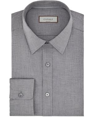 Canali Long-sleeved shirt - Grau