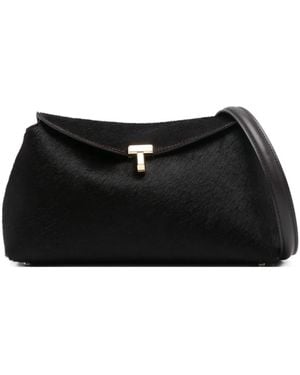 TOTEME Clutch Met T-Slot Detail - Zwart