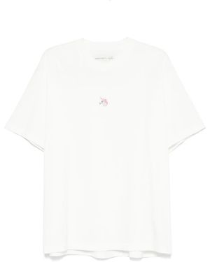 ALBERTO BRESCI Embroidered T-Shirt - White