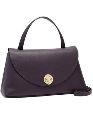 Coccinelle Medium Nikla Leather Tote Bag - Purple