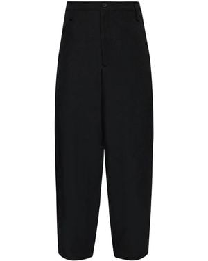 Yohji Yamamoto Wool Trousers - Black