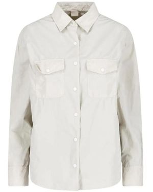 Aspesi Camisa Con Bolsillo De Solapa - Blanco