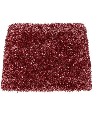 Gcds Metallic Miniskirt - Red