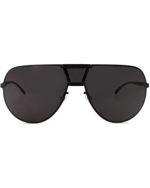 Mykita X Rimowa Occhiali Da Sole A Mascherina - Nero
