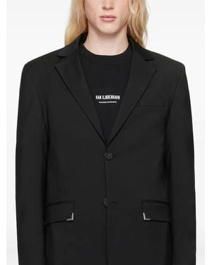 Han Kjobenhavn Decorative-Plaque Blazer - Black