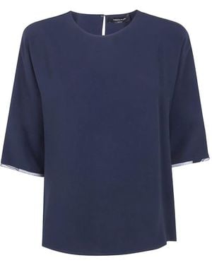 Fabiana Filippi Classic Wide Blouse - Blue