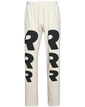 RIVINGTON roi Rebis Faster Flight Track Trousers - White