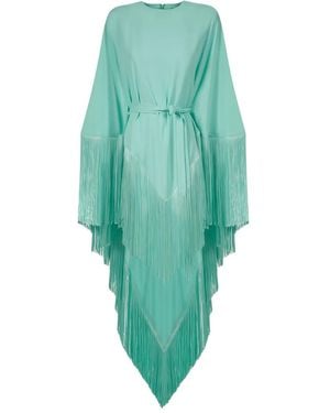 ‎Taller Marmo Fringe-Trimmed Mini Dress - Green