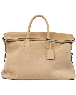 Maison Margiela 5Ac Soft Xl Shoulder Bag - Natural