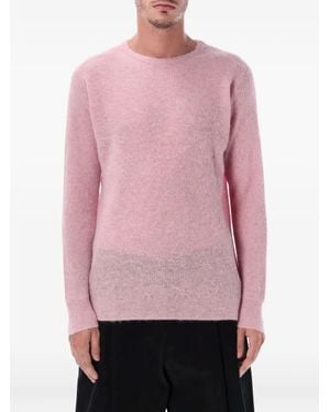 AURALEE Pullover Mit Rundhalsausschnitt - Pink