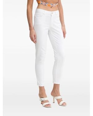 Fracomina Cropped Jeans - White